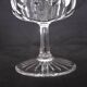 12 Art Deco wine glasses in cut crystal (in the style of Marignane Baccarat)