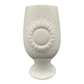 Vase Alboth & Kaiser au relief de tournesol, années 1960