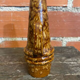 Brown ceramic vase West Germany, 1960s