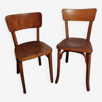 Duo de chaises Baumann Thonet