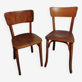Duo of Baumann Thonet chairs