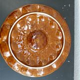 Sarreguemines barbotine shellfish dish