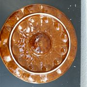 Sarreguemines barbotine shellfish dish