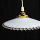 Suspension blanche en opaline