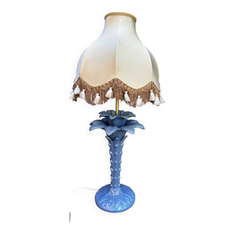 Ceramic palm tree lamp - 70s