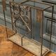 Art Deco umbrella stand in hammered ironwork 1930