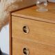 Scandinavian oak chest of drawers | vintage Danish furniture
