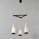 Danish teak ceiling lamp Danish design mid-century 60s