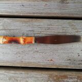 Bamboo handle cheese knife