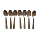 7 classic silver-plated teaspoons