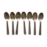 7 classic silver-plated teaspoons