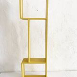 Sixties wooden wall shelf with 3 compartments