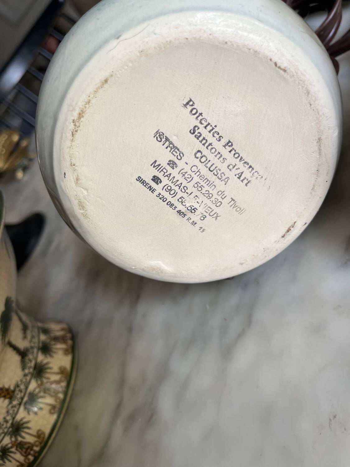 Pair of vintage ceramic lamps