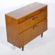 Buffet à chaussures vintage en teck, design milieu du siècle, années 1960
