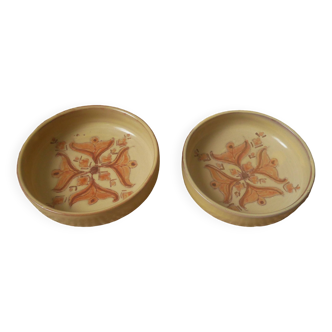 Decorative bowls artisanal ceramic ethnic decor handmade pottery countryside slow