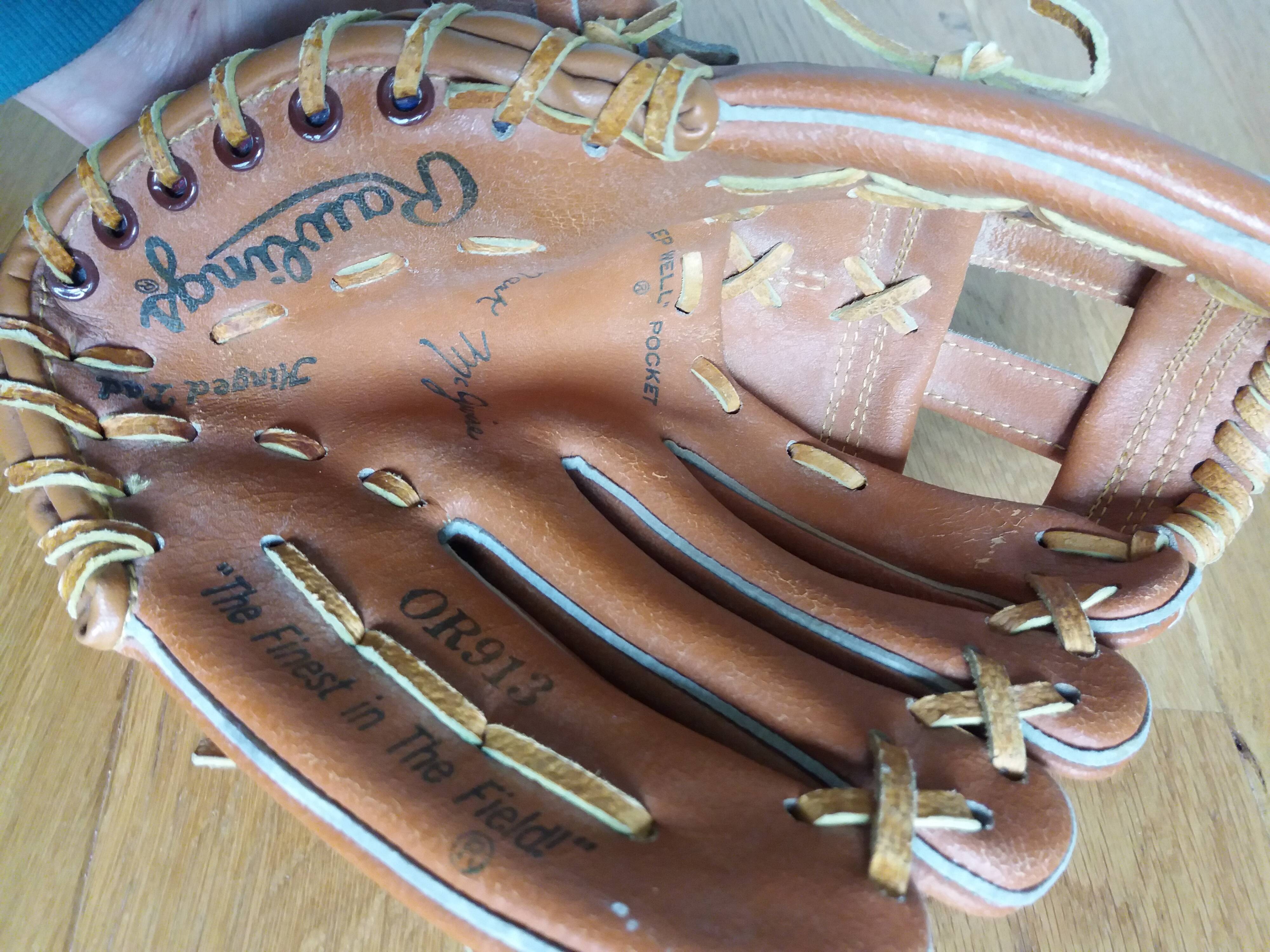 Rawlings mark macgwire baseball glove