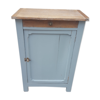 Parisian buffet wood and pastel