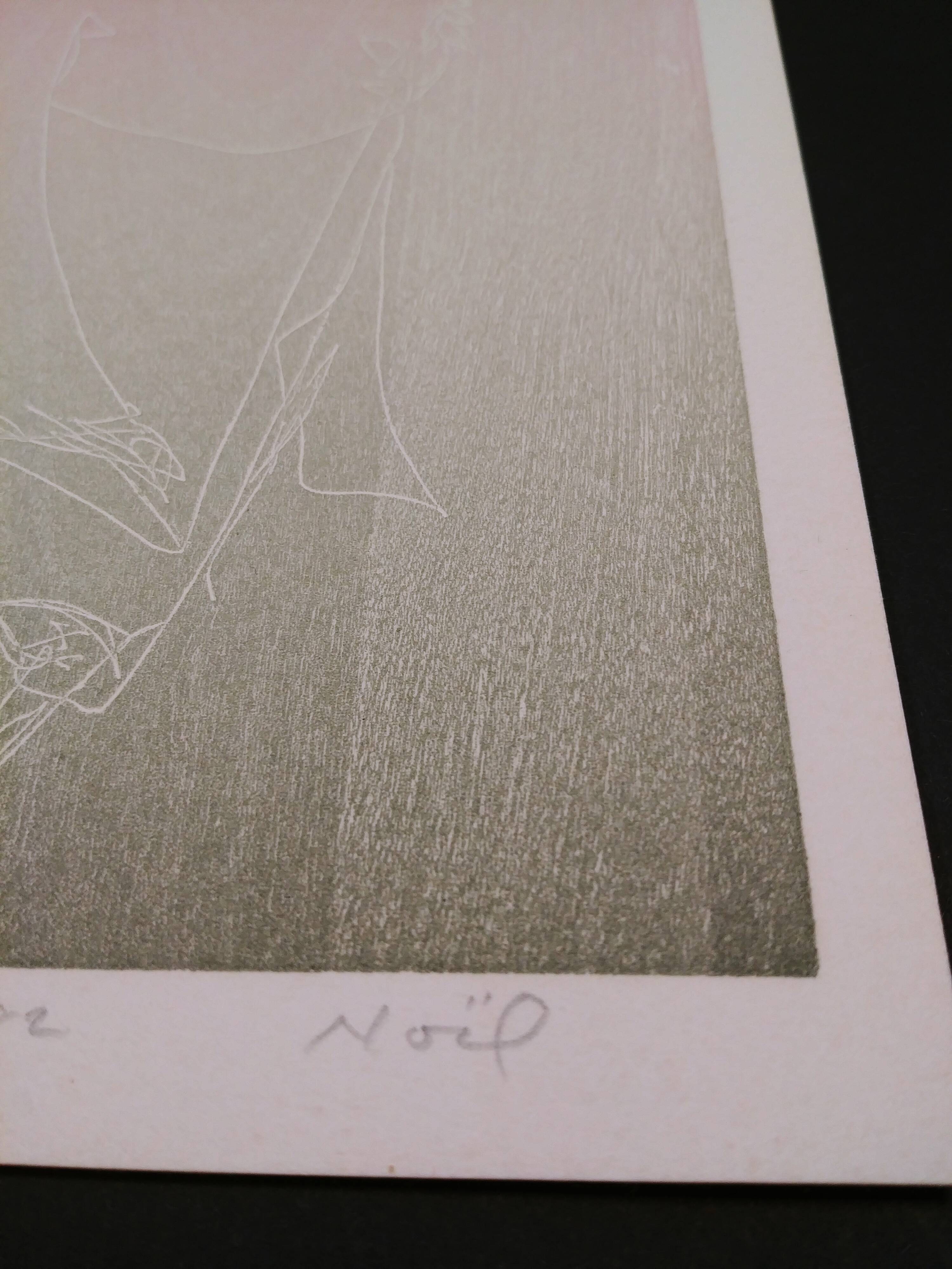 Etching - aquatint - Bernard Childs - Christmas 1982