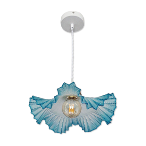 Suspension opaline bleue
