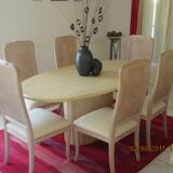 Travertine table