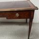 Louis XVI flat desk in mahogany veneer and rosewood, 18th century.