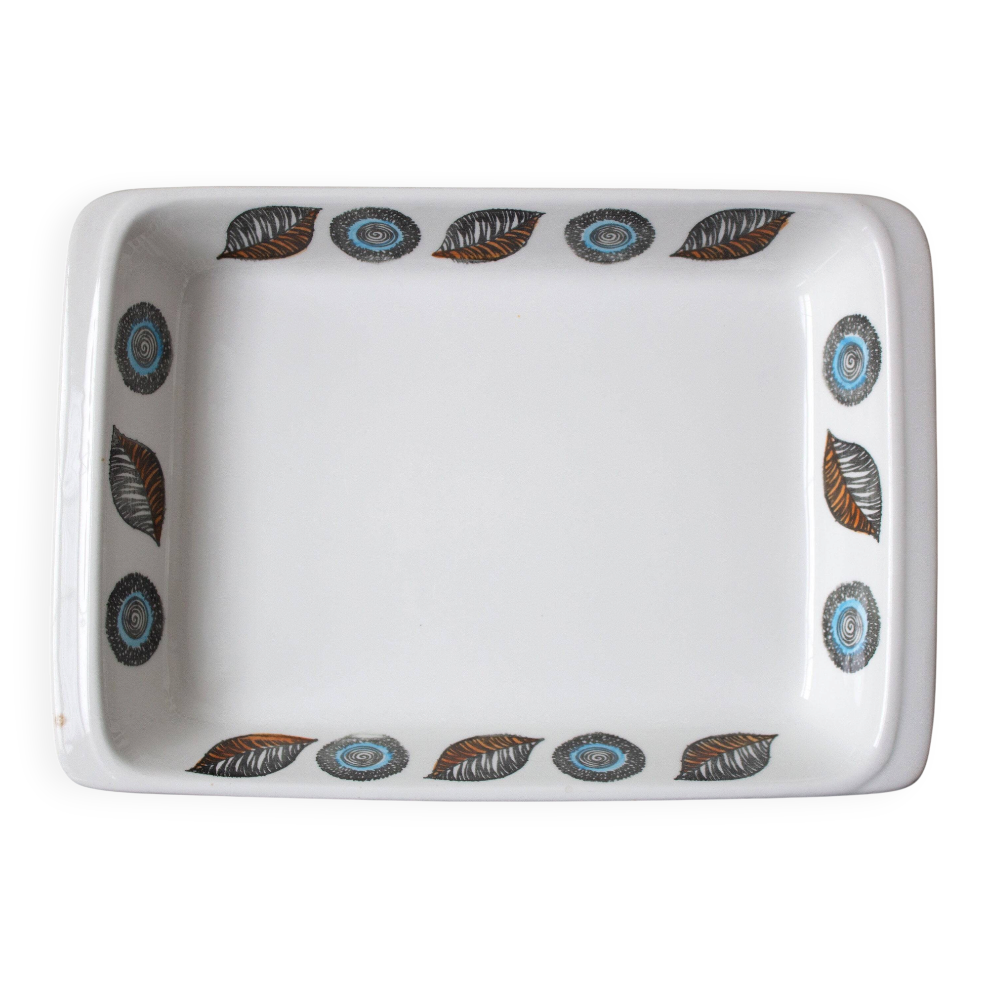 Plat / bol rectangulaire vintage Gefle Suède