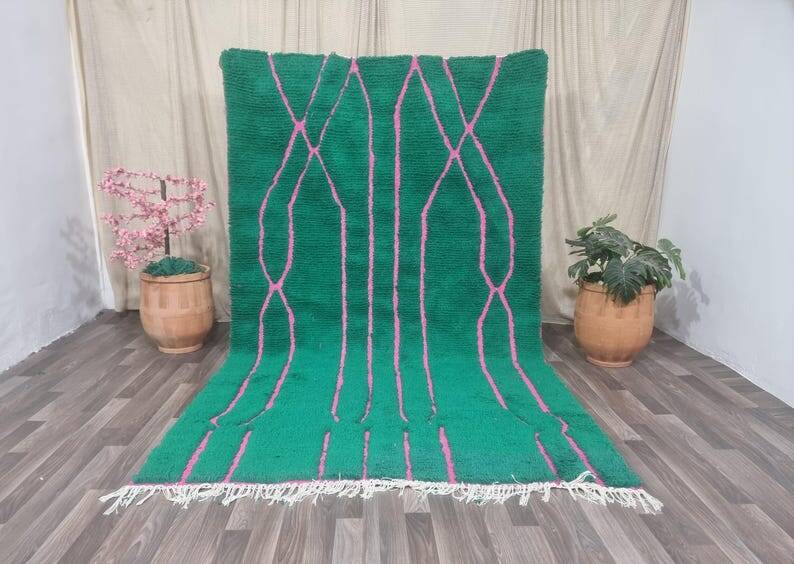 Authentic handmade Berber rug 140/260 cm