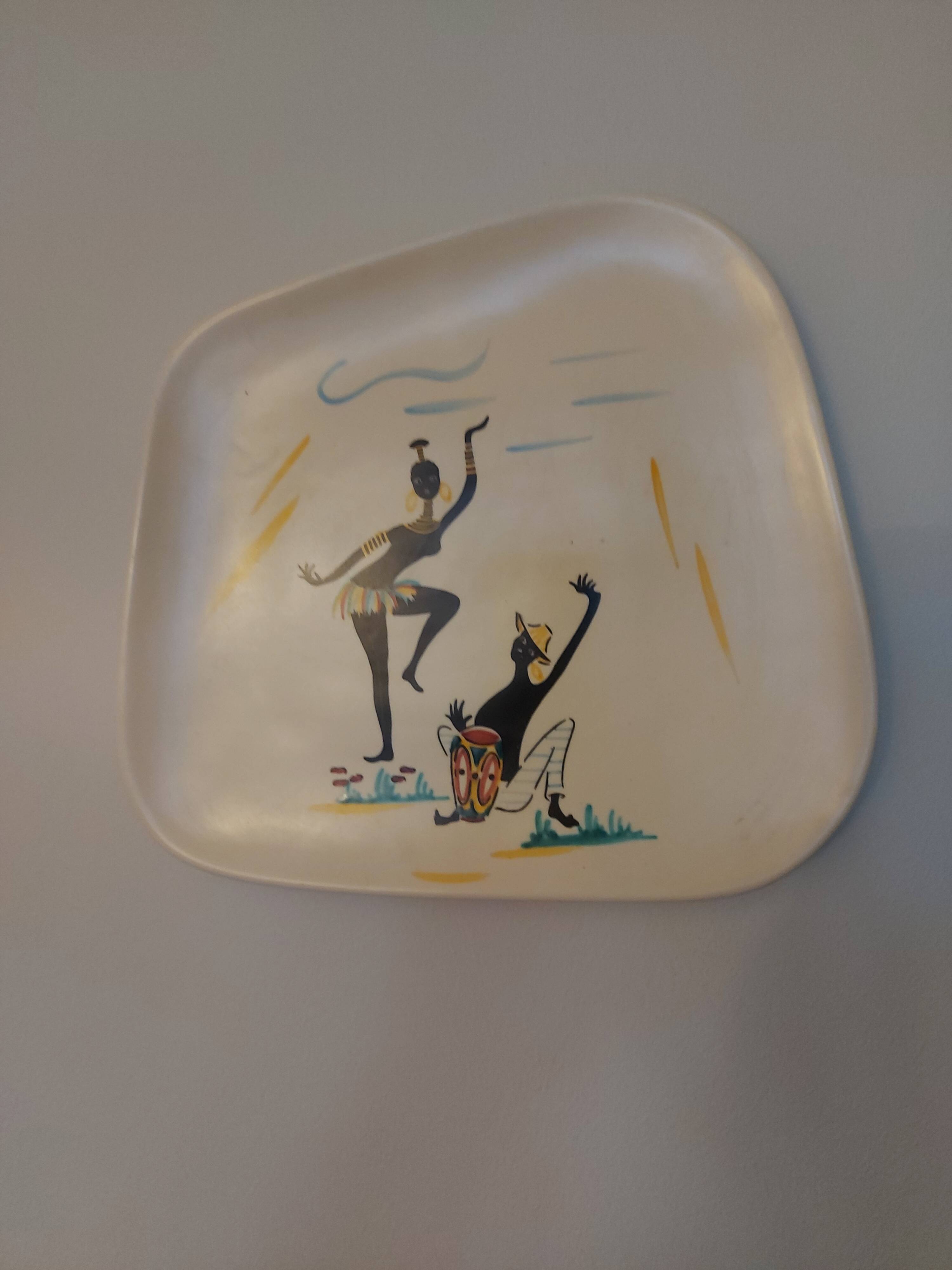 Vintage ceramic dish 60'S