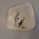 Plat en céramique vintage 60'S