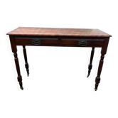 Table de travail ancienne de style Anglais en bois - Bureau ou table
