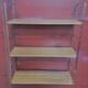 Etagere vintage string metal faux wood very deco 1960