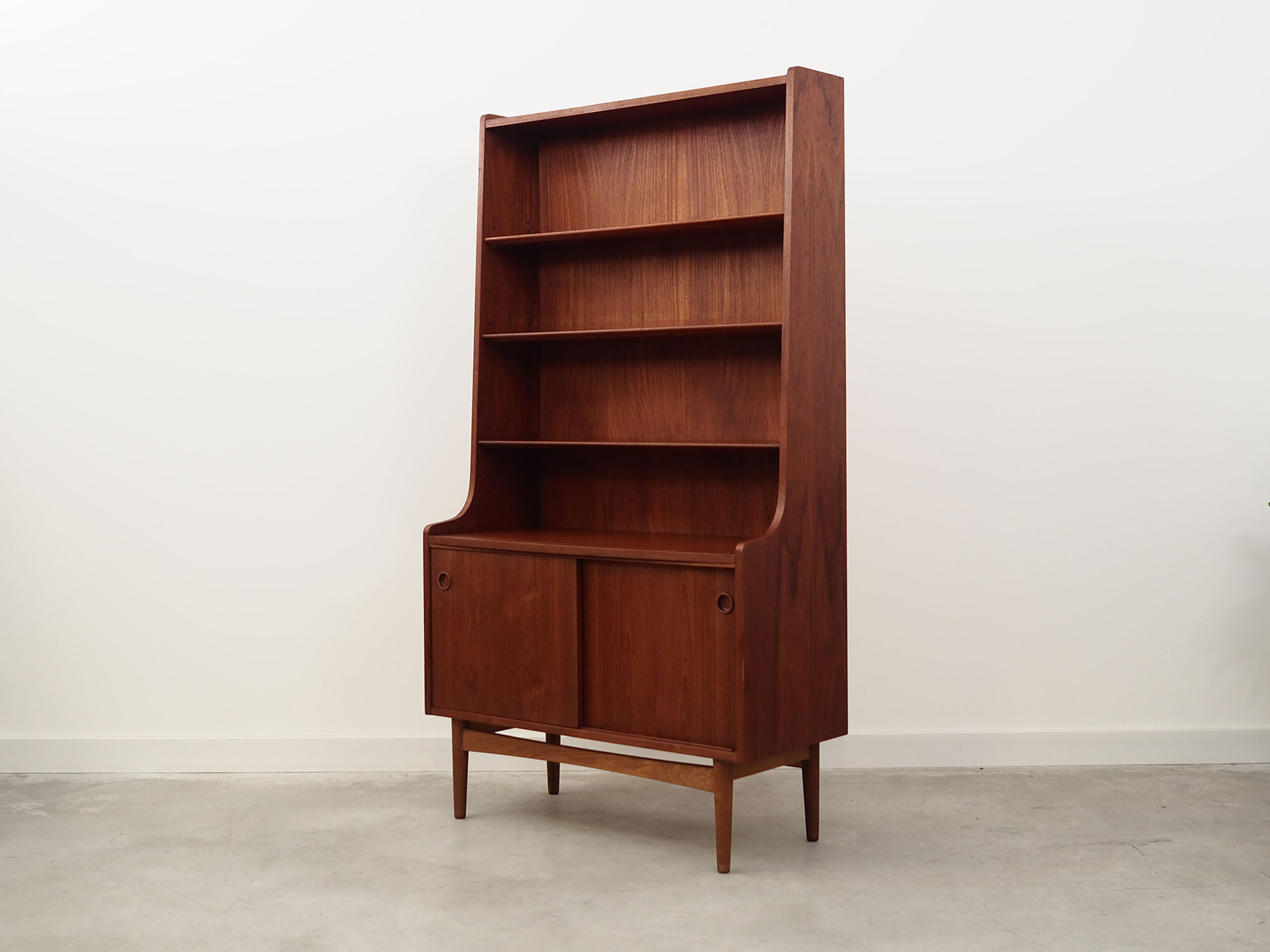 Teak bookcase, Danish design, 1960s, designer: Johannes Sorth