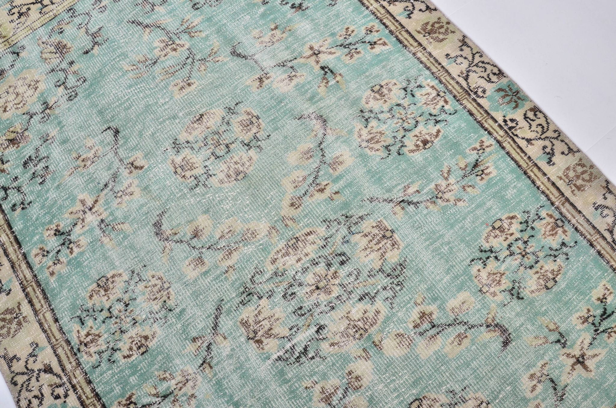 Tapis turc vintage Oushak sku 3307