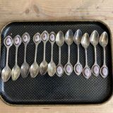 6 cuillères à café anciennes