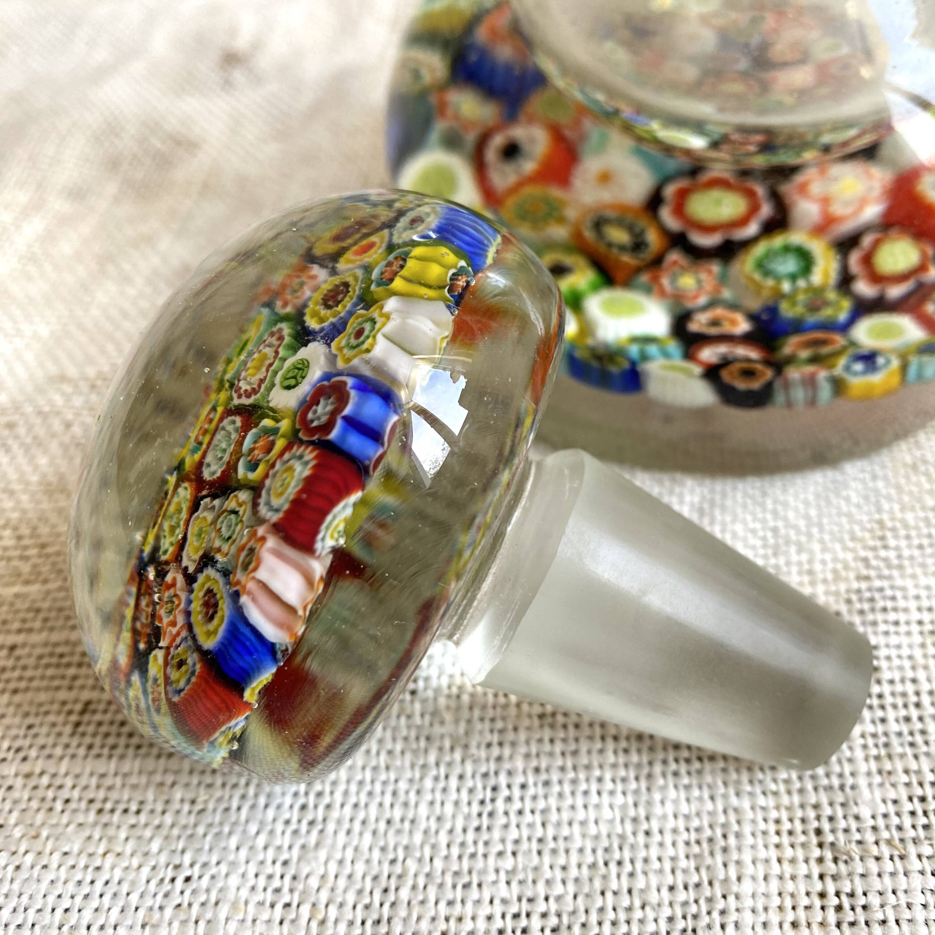 Murano Millefiori glass carafe