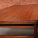 Vintage teak coffee table by Niels Bach, Denmark, 1960