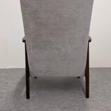 Pair of vintage beech armchairs from the 50s/60s