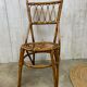Chaise en rotin vintage