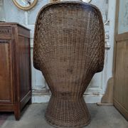 Grand fauteuil rotin