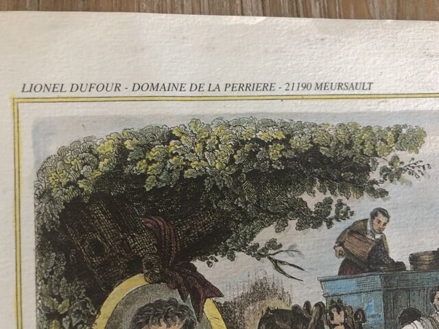 Old map of the Cévennes and GOLD Côtes d'Or