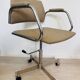 Chaise de bureau vintage beige clair par Kovona, Tchécoslovaquie, années 1970