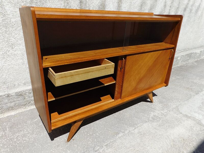 Enfilade bahut of dining room vintage showcase 1950