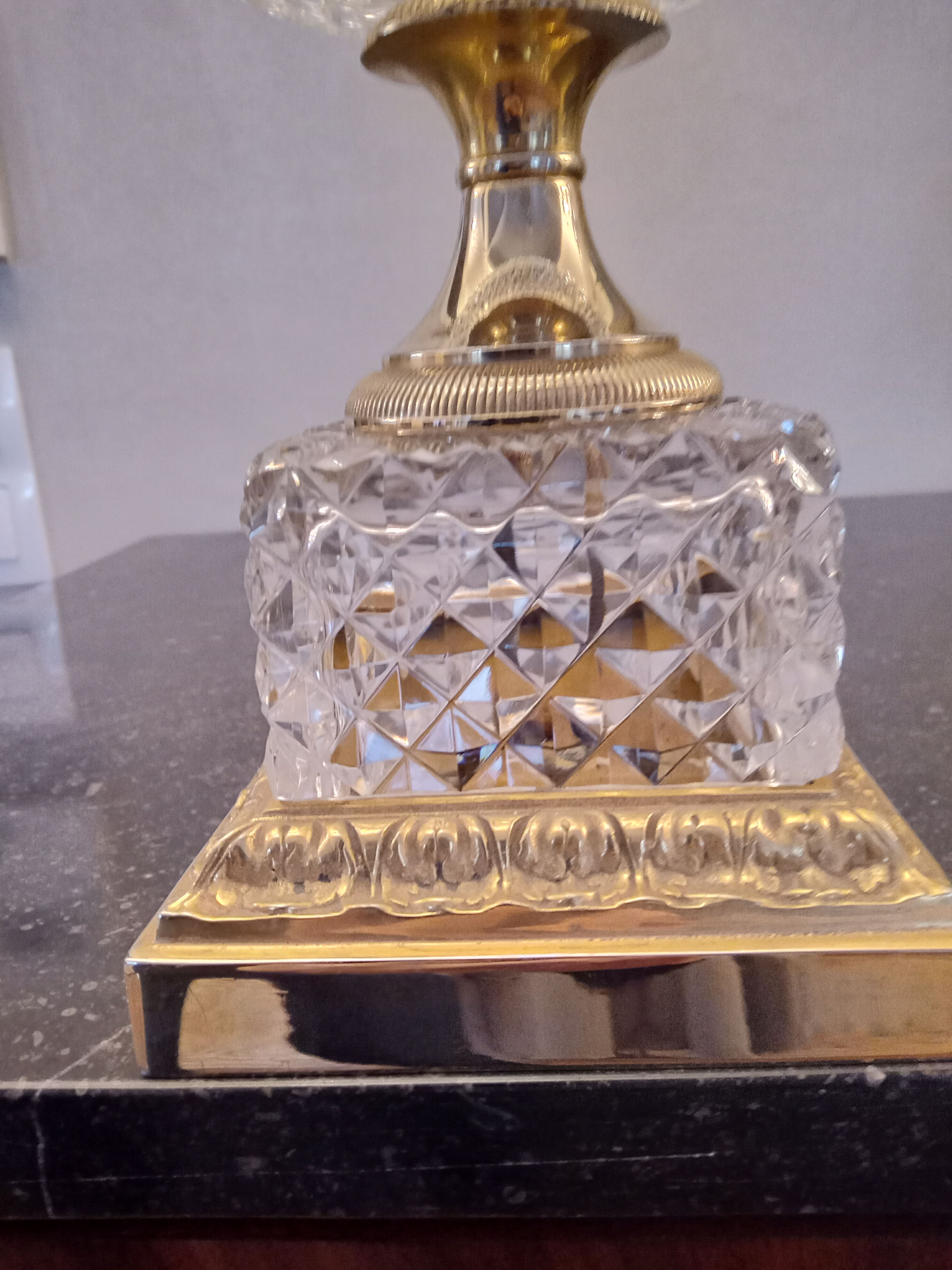 Vase cristal médicis