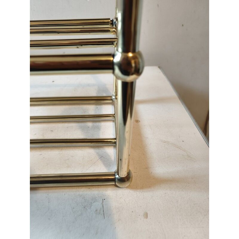 1900 shop shelf in bronze and brass