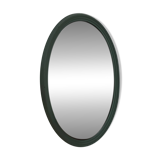 Green oval mirror