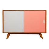 Commode rose et blanche par Jiri Jiroutek, modèle U-452 vers 1960
