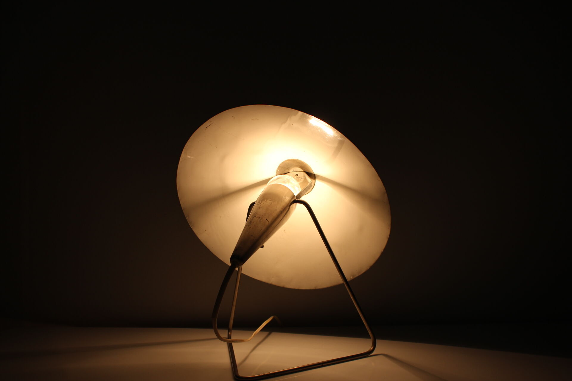 Metal Table Light by Helena Frantova for Okolo, 1960's