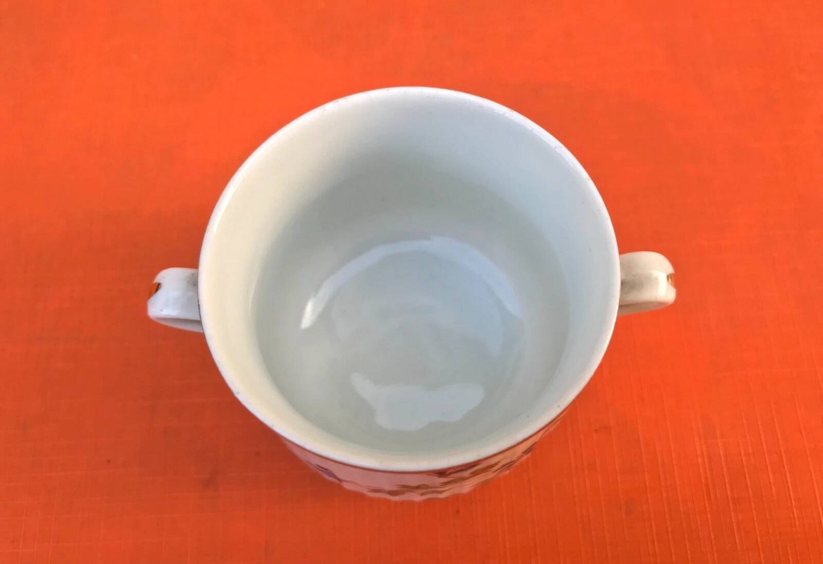 1900s Porcelain cream jug with Forget-me-not decoration