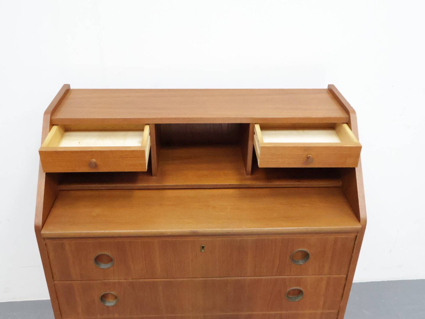 Secrétaire danois en teck vintage