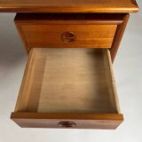 Bureau en teck design danois autoportant Gasvig Møbler vintage milieu du siècle